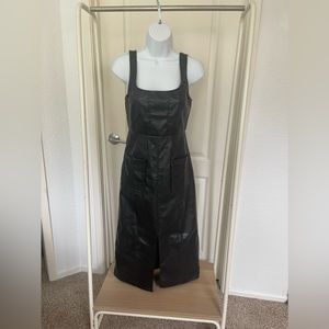 Reclaimed vintage faux leather dress 0 preowned
